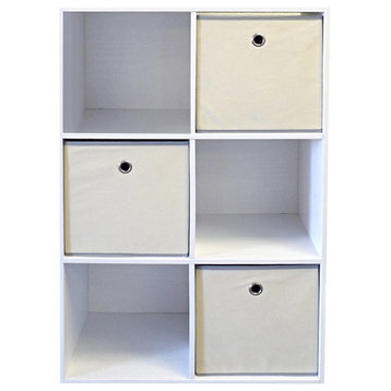 Proman Products Colonial Storage Cube White
