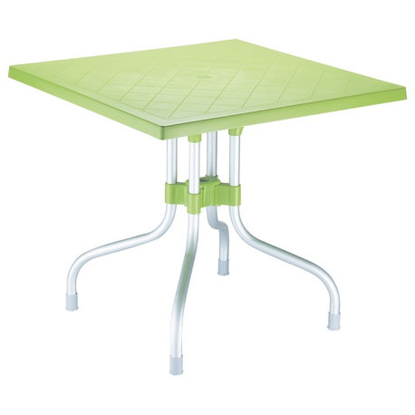 Compamia Forza Square Folding Table, Apple Green