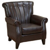 GDF Studio Barron Leather Club Chair