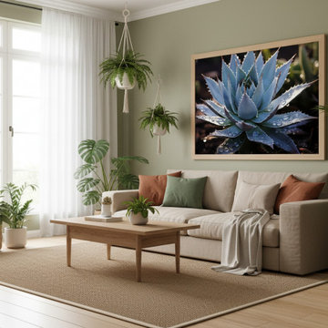 A Moment of Peace Biophilic Style Artwork