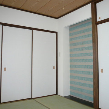 和モダンな部屋LD+和室:賃貸カラーデザイン