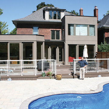 decks with pools.