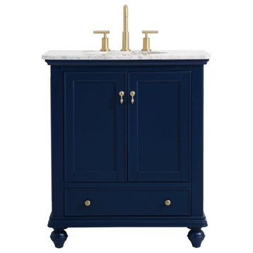 Elegant VF12330BL 30"Single Bathroom Vanity, Blue