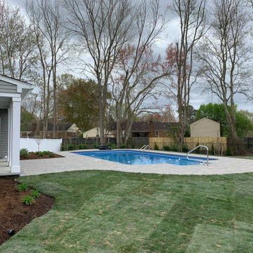 Backyard Pool Patio and Landscaping