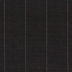 ROTH & TOMPKINS TEXTILES - Copley Stripe Fabric, Stripe Black, 54''x36'' - Upholstery Fabric