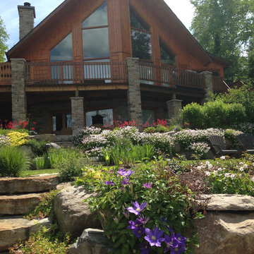 Chalet St-Donat, country house landscape
