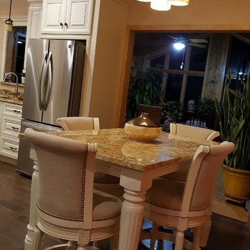 Spanish style kitchen inspired by local school