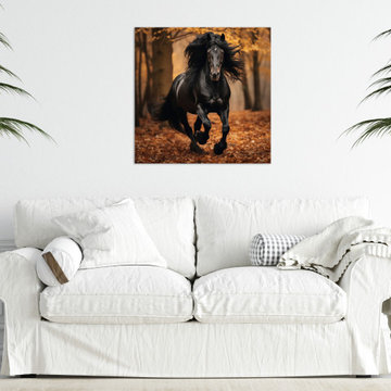A Brush with Freedom Modern Style Wall Art