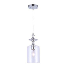 Canarm York 1 Light Cord Pendant, Chrome