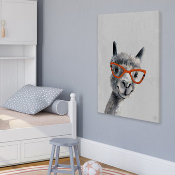 "What's Happening Dude II" Painting Print on Wrapped Canvas