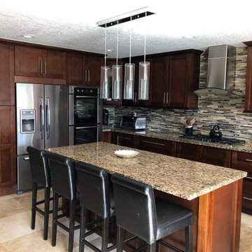 Kitchen and Island