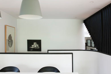 This is an example of a modern dining room in Sydney.