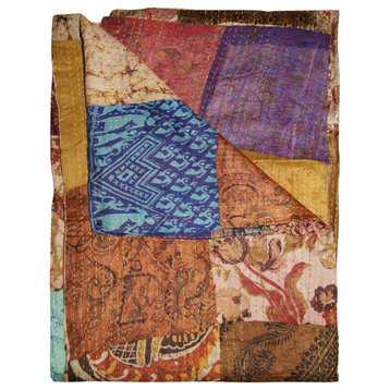 60" X 90" Multicolor Silk - Throw