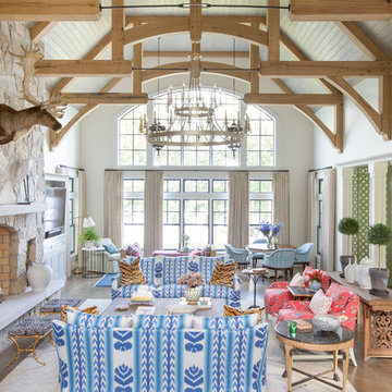 House Beautiful featured Colorful Lake House