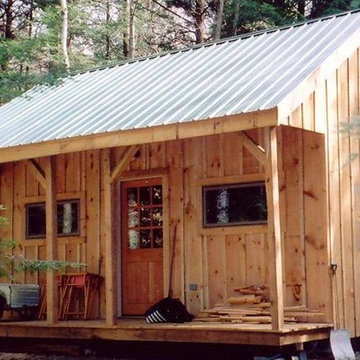 !6' x 20' Vermont Cottage A: Bearing wall porch with loft