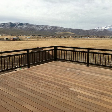 Ridgeline - Vertical Exterior Railings & Hand-finished Balusters