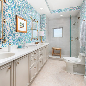 High-Rise Condominium Bathroom Remodel in Bonita Bay, FL