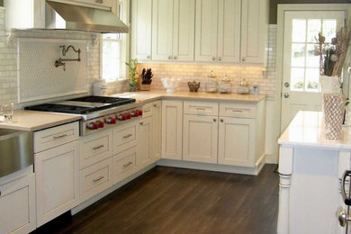 Mountain style kitchen photo in New York