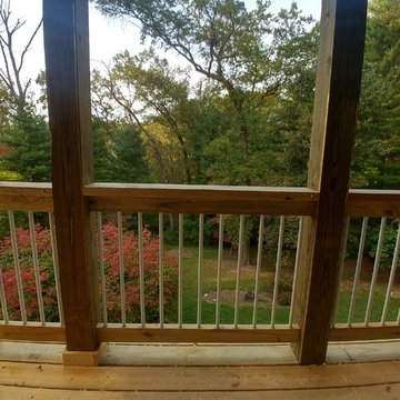 2 Tier Wood Deck