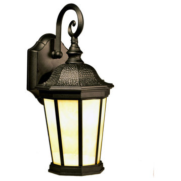 North Point 1 Light Wall Sconce, Black Gold Sand
