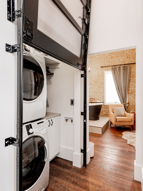 75 Industrial Laundry Room Design Ideas Stylish Industrial Laundry