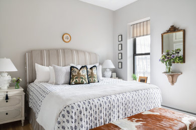 Inspiration for a transitional bedroom remodel in Boston