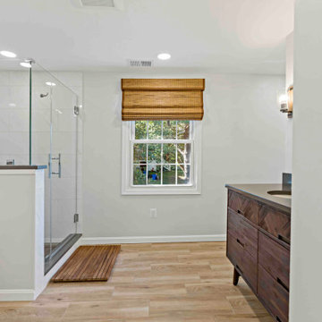 Calming Herndon Primary Bathroom Remodel