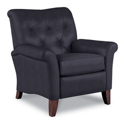 Thorne High Leg Recliner by La-Z-Boy shown in Galaxy - Products