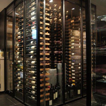 Millesime racks in the wine cellar -7-