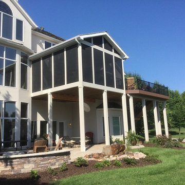 Lenexa KS screened porch, deck and patio