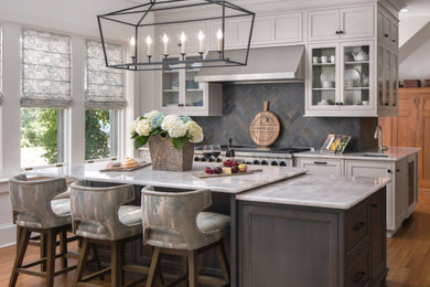 Inspiration for a large transitional kitchen in Wilmington.