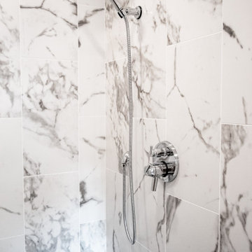 Modern Master Bathroom With Walk In Shower