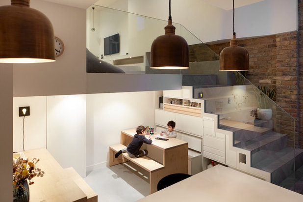 Contemporary Family Room by Scenario Architecture