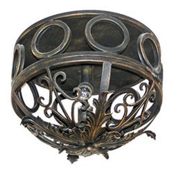 PN-116 Custom Iron Ceiling Mount Light - Pendant Lighting