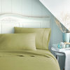 Becky Cameron Luxury 4-Piece Bed Sheet Set, California King, Sage