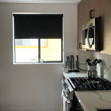 Contrast Harmony: Master Blinds Transforms Santa Monica Homes with Black and Whi