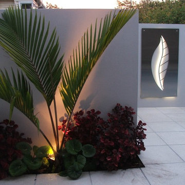 addition of a swimming pool to an existing garden