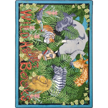 Kid Essentials, Language And Literacy Wild About Books Rug, Multicolored