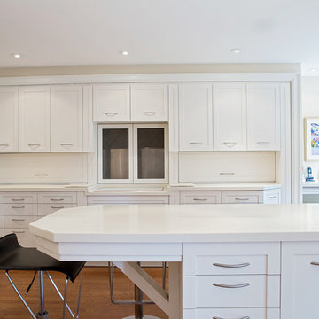 Cloud white downtown condo