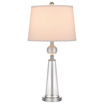 Almere 28.5" Height Clear Glass Table Lamp