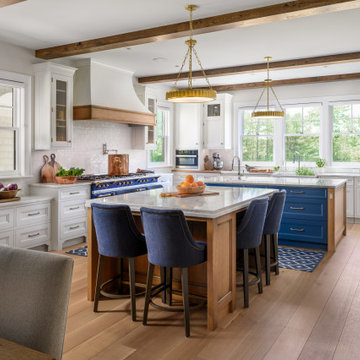 Traditional Gambrel Roof Residence