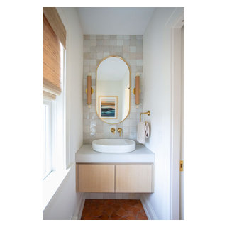 Minneapolis Golden Hour Addition - Beach Style - Powder Room ...
