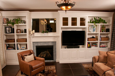 Inspiration for a timeless family room remodel in San Francisco
