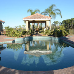 Geometric Pool with Gazebo - Products