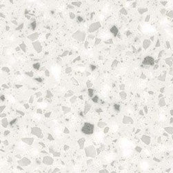 Corian&reg; Silver Birch is monochromatic & off-white with a range of gray flecks. - Products