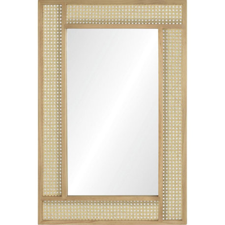 Wren Wall Mirror, Natural and Clear