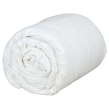 Essential Summer Weight White Goose Down Comforter, Twin
