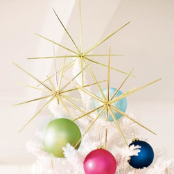 Gold Starbursts - Christmas Decorations