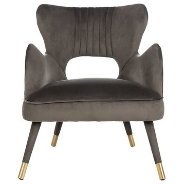Thelma Wingback Arm Chair, Shale