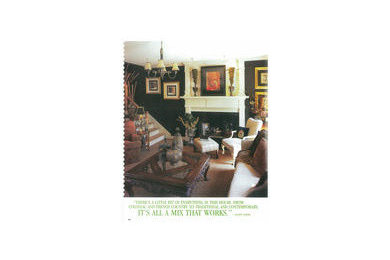 Example of a classic family room design in Little Rock